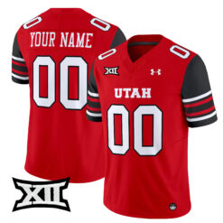 Custom Utah Utes Football Red Vapor Limited Stitched Jersey