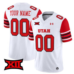 Custom Utah Utes Football White Vapor Limited Stitched Jersey