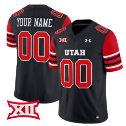 Custom Utah Utes Football Black Vapor Limited Stitched Jersey