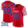 Custom Utah Utes Football American Style Red Stitched Jersey