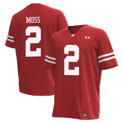Zack Moss Utah Utes Football Red Stitched Jersey