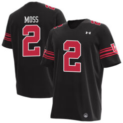 Zack Moss Utah Utes Football Black Stitched Jersey