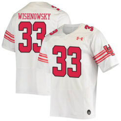 Mitch Wishnowsky Utah Utes Football White Throwback Game Stitched Jersey