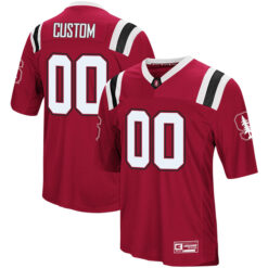 Custom Stanford Cardinal Football Cardinal Colosseum Foos Ball Stitched Jersey