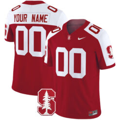 Custom Stanford Cardinal Football Cardinal Alternate Vapor Limited Stitched Jersey