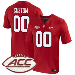 Custom Stanford Cardinal Football Cardinal Alternate Stitched Jersey w/ ACC Patch