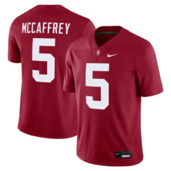 Christian McCaffrey Stanford Cardinal Football Cardinal Home Game Stitched Jersey