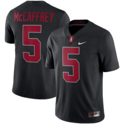 Christian McCaffrey Stanford Cardinal Football Black Alternate Game Stitched Jersey
