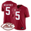 Christian McCaffrey Stanford Cardinal Football Cardinal Home Game Stitched Jersey w/ ACC Patch