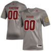 Custom Indiana Hoosiers Football Grey Premier Strategy Stitched Jersey