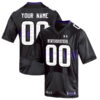 Custom Northwestern Wildcats Football Black Stitched Jersey