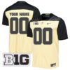 Custom Purdue Boilermakers Football Gold Untouchable Stitched Jersey