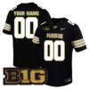 Custom Purdue Boilermakers Football Black Untouchable Stitched Jersey