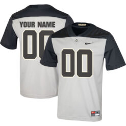 Custom Purdue Boilermakers Football Grey Untouchable Stitched Jersey w/ B1G Patch