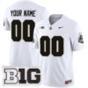 Custom Purdue Boilermakers Football White Vapor Limited Stitched Jersey w/ B1G Patch