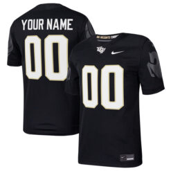 Custom UCF Knights Football Black Home Game Stitched Jersey
