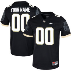 Custom UCF Knights Football Black Stitched Jersey