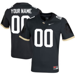 Custom UCF Knights Football Anthracite Untouchable Stitched Jersey