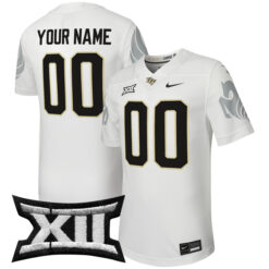 Custom UCF Knights Football White Untouchable Stitched Jersey w/ XII Patch