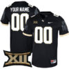 Custom UCF Knights Football Black Stitched Jersey w/ XII Patch