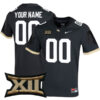 Custom UCF Knights Football Anthracite Untouchable Stitched Jersey w/ XII Patch