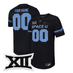 Custom UCF Knights Football Black Untouchable Stitched Jersey w/ XII Patch