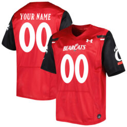Custom Cincinnati Bearcats Football Red Home Stitched Jersey