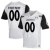 Custom Cincinnati Bearcats Football White Away Stitched Jersey