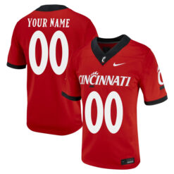 Custom Cincinnati Bearcats Football Red Untouchable Stitched Jersey