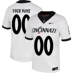 Custom Cincinnati Bearcats Football White Untouchable Stitched Jersey