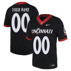 Custom Cincinnati Bearcats Football Black Untouchable Stitched Jersey