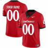 Custom Cincinnati Bearcats Football Red Vapor Limited Stitched Jersey