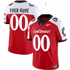 Custom Cincinnati Bearcats Football Alternate Red Vapor Limited Stitched Jersey