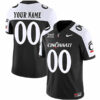 Custom Cincinnati Bearcats Football Alternate Black Vapor Limited Stitched Jersey w/ XII Patch