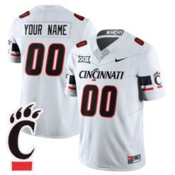Custom Cincinnati Bearcats Football White Limited Stitched Jersey