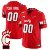 Custom Cincinnati Bearcats Football Red Limited Stitched Jersey