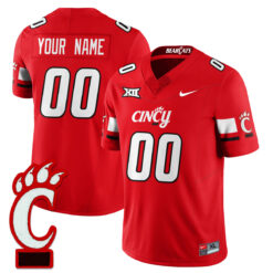 Custom Cincinnati Bearcats Football Red Limited Stitched Jersey