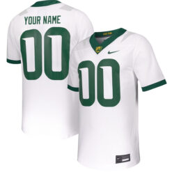 Custom Baylor Bears Football White Untouchable Stitched Jersey