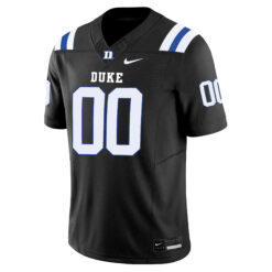 Alternative view of Custom Duke Blue Devils Football Black Vapor F.U.S.E Limited Stitched Jersey