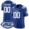 Custom Duke Blue Devils Football Royal Vapor F.U.S.E Limited Stitched Jersey w/ ACC Patch