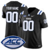 Custom Duke Blue Devils Football Black Vapor F.U.S.E Limited Stitched Jersey w/ ACC Patch