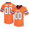 Custom Syracuse Orange Football Orange Alternate Game Stitched Jersey