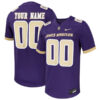 Custom James Madison Dukes Football Purple Home Stitched Jersey