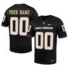 Custom James Madison Dukes Football Black Alternate Stitched Jersey