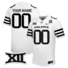 Custom Iowa State Cyclones Football White Alternate Stitched Jersey w/ XII Patch