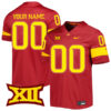 Custom Iowa State Cyclones Football Cardinal Untouchable Stitched Jersey w/ XII Patch
