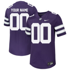 Custom Kansas State Wildcats Football Purple Untouchable Stitched Jersey