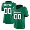 Custom Marshall Thundering Herd Football Green Home Stitched Jersey