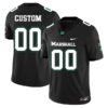 Custom Marshall Thundering Herd Football Black Alternate Stitched Jersey
