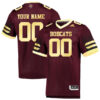 Custom Texas State Bobcats Football Maroon Home Stitched Jersey